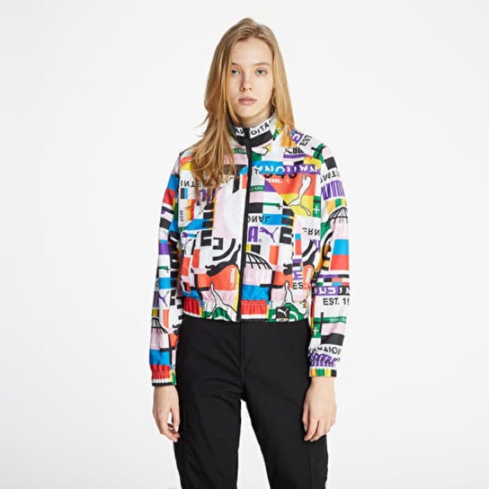 NWT Puma International Lab Track Jacket Multicolor | XS - Picture 3 of 10